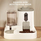 2-in-1 Automatic Pet Food & Water Dispenser – Smart Feeding Solution