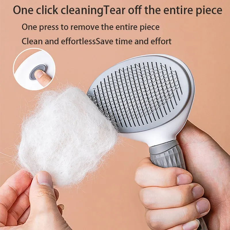 Pet Hair Brush – Grooming Comb for Dogs & Cats