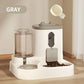 2-in-1 Automatic Pet Food & Water Dispenser – Smart Feeding Solution