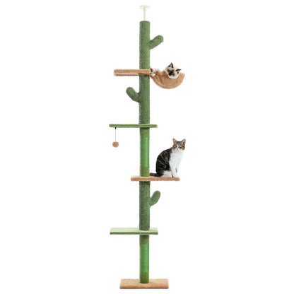 5-Tier Cat Tree Tower – Scratching Posts & Hammock Included