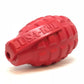 Grenade Shaped eDispenser Durable Dog Chew Toy & Treat Dispenser - Red & Blue