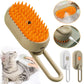 3-in-1 Electric Steam Brush – Cat & Dog Grooming Comb