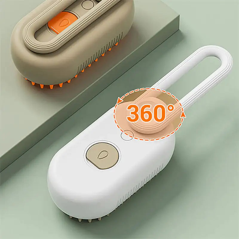 3-in-1 Electric Steam Brush – Cat & Dog Grooming Comb