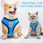 Adjustable Reflective Pet Harness – Dog & Cat Control Vest with Leash