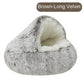 Plush Self-Warming Pet Bed – Cozy Indoor Bed for Cats & Small Dogs