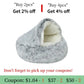 Plush Self-Warming Pet Bed – Cozy Indoor Bed for Cats & Small Dogs