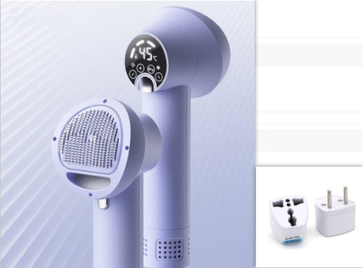 Smart Pet Hair Dryer & Comb – Silent Grooming for Dogs & Cats