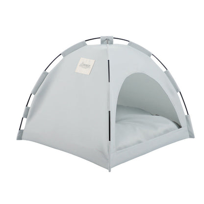 Foldable Cooling Tent Cat Bed – Portable Shade Shelter for Pets