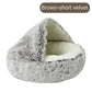 Plush Self-Warming Pet Bed – Cozy Indoor Bed for Cats & Small Dogs