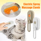 3-in-1 Electric Steam Brush – Cat & Dog Grooming Comb