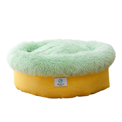 Winter Thick Plush Pet Bed – Warm Cozy Bed for Dogs & Cats