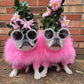 Feathered Luxury Pet Sweater – Haute Couture Dog & Cat Apparel