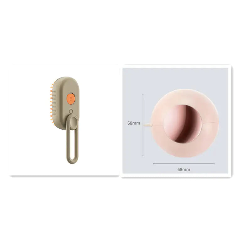 3-in-1 Electric Steam Brush – Cat & Dog Grooming Comb