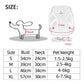 Adjustable Reflective Pet Harness – Dog & Cat Control Vest with Leash